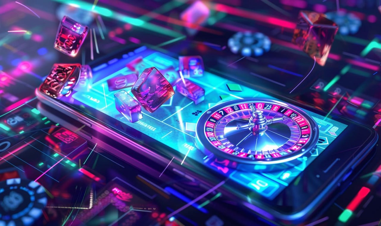 Live table game themed hero image for 40 bdt with a dark neon casino atmosphere