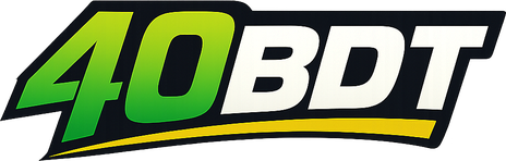 40 bdt neon logo for Bangladesh homepage